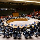 El llamamiento, lanzado en una reunión informal del Consejo de Seguridad, responde según esos países a la creciente amenaza que presentan otras organizaciones terroristas que cada vez llevan a cabo más ataques de tipo transnacional. Foto de archivo. EFE/ Justin Lane