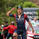 Richard Carapaz, brillante en la etapa 14 de la Vuelta a España.