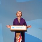 Liz Truss, la nueva líder del Partido Conservador, que se convertirá en primera ministra del Reino Unido.