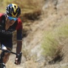 Richard Carapaz, ciclista ecuatoriano de Ineos, participa actualmente en la Vuelta a España.
