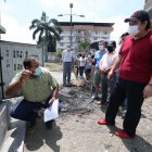 Las cajetillas de cables se encontraban vacías, solo con restos que no servían para reventa de materiales.