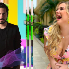 Víctor Aráuz y Carolina Jaume y una amistad que se ha visto afectada por una parodia.