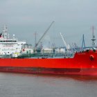 Nave. El buque que transporte 295.000 barriles de nafta está en Ecuador desde ayer, según Tartan.