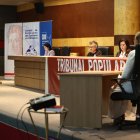 Durante la audiencia de juzgamiento simulada, los familiares de las víctimas dieron su testimonio de lo sucedido.