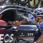 El ciclista ecuatoriano cumple lo que será su última competencia con el equipo Ineos Grenadiers.