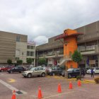Centro comercial OroPlaza en foto de archivo.