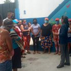 En la escuela Blanca García, una de las extorsionadas, se reunieron directivos con los padres.