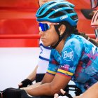 La ciclista tricolor es la primera mujer ecuatoriana en culminar una competencia de este tipo.