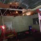 Daño. Una familia fue afectada por fuertes vientos que se llevaron el techo de su vivienda.