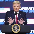 Foto de archivo del expresidente de EE.UU. Donald J. Trump. EFE/EPA/Oliver Contreras / POOL