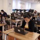 Pruebas. Postulantes a la unidad especial de jueces anticorrupción durante las pruebas en el Complejo Judicial.