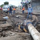 Reparaciones. Los trabajos para arreglar el desperfecto durarán 24 horas, mientras tanto el servicio estará suspendido.