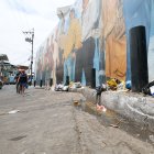 El mural se encuentra en el cerro del Cramen.