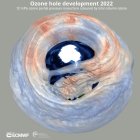 Gráfico de Copernicus sobre la capa de Ozono. Imagen cedida.