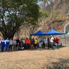 En el sitio se inauguró la primera toma de agua frente a la gruta
