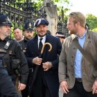 David Beckham entre los famosos que han presentado sus respetos ante el ataúd de la reina.