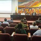 Pablo Beltrán, presidente del CES, hizo una presentación inicial de la propuesta de reforma.