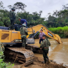 Los operativos se dieron en las cercanías de los ríos de la provincia de Zamora Chinchipe