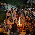 Malecón. Los visitantes participaron de varios rituales.
