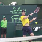 Emilio Gómez, raqueta # 1 de Ecuador, igualó momentáneamente la serie.