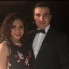 Germán Cáceres junto a María Belén Bernal, desaparecida desde el 11 de septiembre.