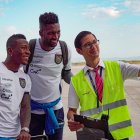 Los seleccionados nacionales llegaron el pasado miércoles 21 de septiembre de 2022 a Murcia, sede del primer partido.