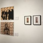 Varias de las obras mostradas en la exposición fotográfica "Caminantes", un proyecto del ecuatoriano Felipe Jácome que muestra gráficamente la crisis de la inmigración de Venezuela a través de distintas personas que tuvieron que abandonar su país, y que se exhibe en Madrid.