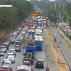 Zona. Así se evidenció el tráfico en el sector.