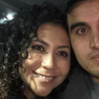 María Belén Bernal y Germán Cáceres, en un foto posteada en redes sociales.