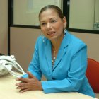 La escritora, política y diplomática Aminta Buenaño Rugel.