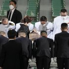 Tokyo. Las exequias empezaron pasadas las 14.00 hora local (5.00 GMT) en el pabellón Nippon Budokan de la capital nipona