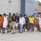 Guayaquil. Los detenidos fueron trasladados hasta el Cuartel Modelo.
