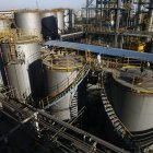 Petróleo. Imagen de una de las instalaciones de refinación, en China.