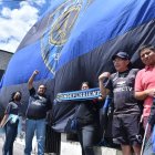 Ambiente en el barrio Selva Alegre en Sangolquí por el partido del independiente por copa Sudaméricana