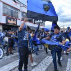 Los hinchas de Independiente del Valle se juntaron en un restaurante para vibrar con la nueva corona internacional
