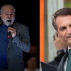 Combo de fotografías de archivo que muestra a los candidatos presidenciales brasileños Luiz Inácio Lula da Silva y Jair Bolsonaro.