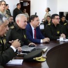 Cita. Miembros de la Cúpula Policial se reunieron este lunes 3 de octubre con el nuevo ministro del Interior.
