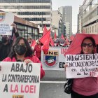 El 28 de septiembre de 2022, la UNE ya se movilizó para presentar su propuesta al Gobierno de Lasso.