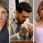 Michelle Renaud, Pablo Lyle y Andrea Legarreta