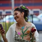 Arte. Sobre las zonas donde se realizaron cirugías de extracción se trazaron ramas y flores en señal de renacimiento y esperanza.