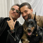 El colombiano con Marc Anthony.