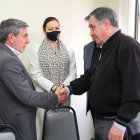 Jornada. El ministro Patricio Donoso representa al Ejecutivo en la mesa.