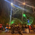 Accidente.  El sujeto murió al instante luego de la caída.