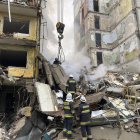 Daños. Tras el bombardeo de los 12 misiles, se iniciaron operaciones de rescate y traslado de residuos.