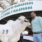 Líder.- Carlos Encalada, el nuevo presidente de la Asociación de Ganaderos del Litoral y Galápagos.