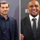 Iker Casillas y Roberto Carlos.