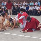 A través de bailes típicos los alumnos recordaron la cultura de la región Sierra y Amazonía.