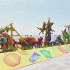 Un grupo de 20 artesanos han confeccionado los elementos que irán en las lanchas y balcazar alegóricas.