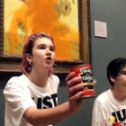 Foto del atentado al museo la National Gallery de Londres.