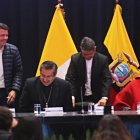 Evento. En la Universidad Católica del Ecuador se desarrolló un evento con el que se oficializó la clausura.
